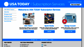 What Service.usatoday.com website looked like in 2016 (8 years ago)