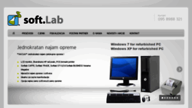What Softlab.hr website looked like in 2016 (7 years ago)