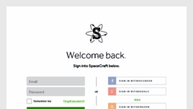 What Spacecrafted.com website looked like in 2016 (7 years ago)