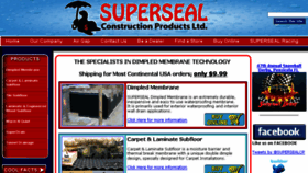 What Superseal.ca website looked like in 2016 (8 years ago)