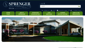 What Sprengerhealthcare.com website looked like in 2016 (7 years ago)