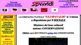 What Spavaldi.it website looked like in 2016 (8 years ago)