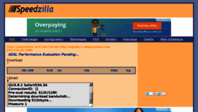 What Speedzilla.net website looked like in 2016 (7 years ago)