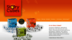 What Storycubes.pl website looked like in 2016 (7 years ago)