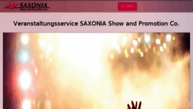 What Saxonia-show.de website looked like in 2016 (8 years ago)