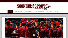 What Soonersports.tv website looked like in 2016 (7 years ago)
