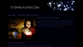 What Sternkaufen.com website looked like in 2016 (7 years ago)