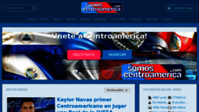 What Somoscentroamerica.com website looked like in 2016 (7 years ago)