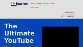 What Simplevideopress.com website looked like in 2016 (7 years ago)