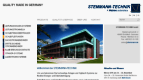What Stemmann.de website looked like in 2016 (8 years ago)