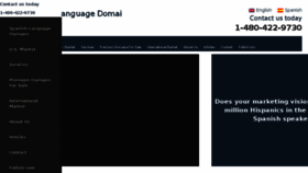 What Spanishlanguagedomains.com website looked like in 2016 (7 years ago)