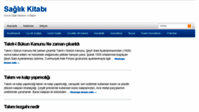 What Saglikkitabi.org website looked like in 2016 (7 years ago)
