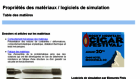 What Simulationmateriaux.com website looked like in 2016 (8 years ago)