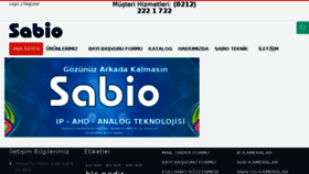 What Sabio.com.tr website looked like in 2016 (8 years ago)