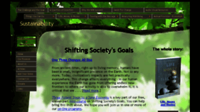 What Sustainwellbeing.net website looked like in 2016 (7 years ago)