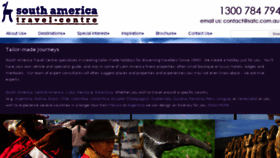 What Southamericatravelcentre.com.au website looked like in 2016 (7 years ago)