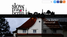 What Slowtravelberlin.com website looked like in 2016 (7 years ago)