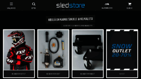 What Sledstore.fi website looked like in 2016 (7 years ago)
