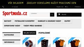 What Sportmoda.cz website looked like in 2016 (7 years ago)