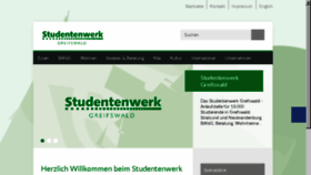 What Studentenwerk-greifswald.de website looked like in 2016 (7 years ago)