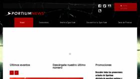 What Sportiumnews.com website looked like in 2016 (7 years ago)