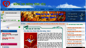 What Songtinmungtinhyeu.org website looked like in 2016 (7 years ago)