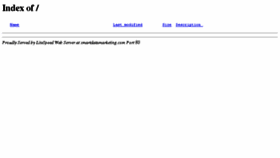 What Smartdatamarketing.com website looked like in 2016 (8 years ago)