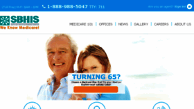 What Sbhis.net website looked like in 2016 (7 years ago)