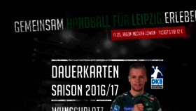 What Scdhfk-handball.de website looked like in 2016 (7 years ago)