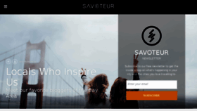 What Savoteur.com website looked like in 2016 (7 years ago)
