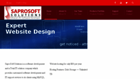 What Saprosoft.net website looked like in 2016 (9 years ago)