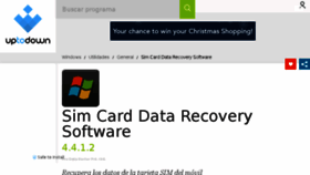 What Sim-card-data-recovery-software.uptodown.com website looked like in 2016 (7 years ago)