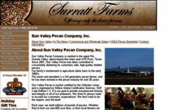 What Sunvalleypecan.com website looked like in 2016 (8 years ago)