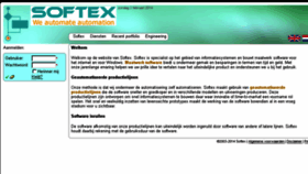 What Softex.nl website looked like in 2016 (7 years ago)