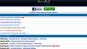 What Spicymp3.com website looked like in 2016 (7 years ago)