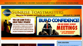 What Sunrisetoastmasters.com website looked like in 2016 (7 years ago)