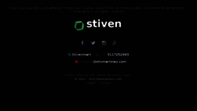 What Stivmartinez.com website looked like in 2016 (7 years ago)