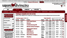 What Saporedivino.biz website looked like in 2016 (7 years ago)