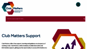 What Sportenglandclubmatters.com website looked like in 2016 (7 years ago)