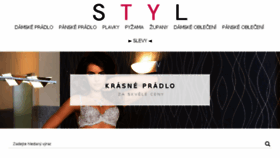 What Spodni-pradlo-styl.cz website looked like in 2016 (7 years ago)