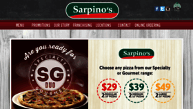 What Sarpinos.sg website looked like in 2016 (7 years ago)