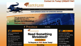 What Safeguardds.com website looked like in 2016 (7 years ago)
