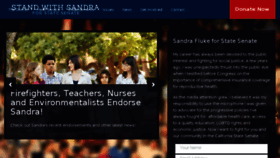 What Standwithsandra.org website looked like in 2016 (7 years ago)