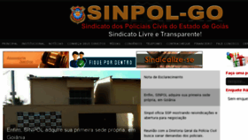 What Sinpolgo.org.br website looked like in 2016 (7 years ago)
