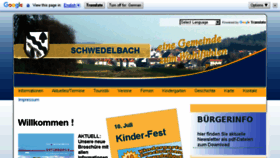 What Schwedelbach.de website looked like in 2016 (8 years ago)