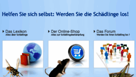 What Schaedlingsbekaempfung-shop.de website looked like in 2016 (7 years ago)