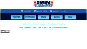 What Swimacrossamerica.org website looked like in 2016 (7 years ago)