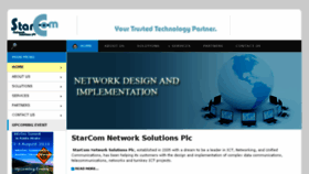What Starcomsolutions.net website looked like in 2016 (7 years ago)