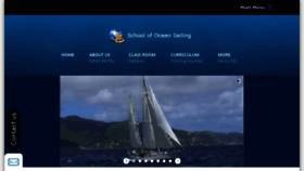 What Sailingschool.com website looked like in 2016 (7 years ago)