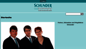 What Schunder-bestattungen.de website looked like in 2016 (7 years ago)